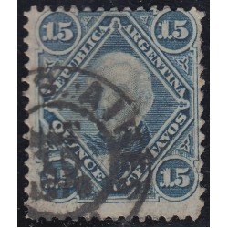 Argentina 20a 1867/73 José de San Martín usado Argentina 20a 1867/73 José de San Martín usado