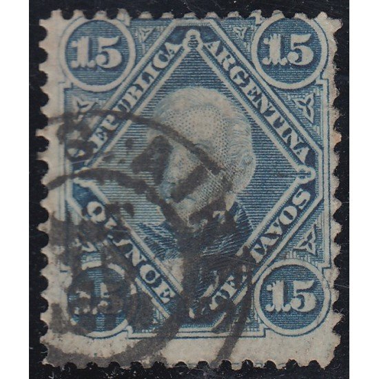 Argentina 20a 1867/73 José de San Martín usado