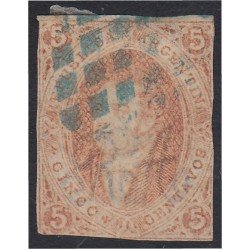 Argentina 8b 1864/67 Efigie de Bernadino Rivadavia usado Argentina 8b 1864/67 Efigie de Bernadino Rivadavia usado