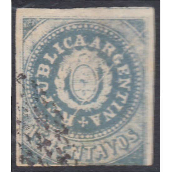Argentina 7 1862/64 República Republic usado