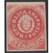 Argentina 5 1862/64 República Republic MH