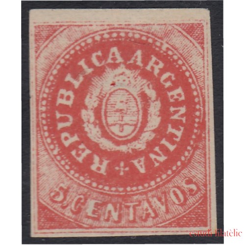 Argentina 5 1862/64 República Republic MH