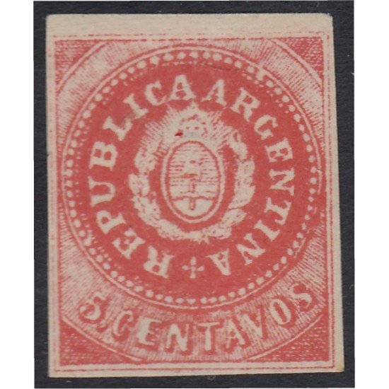 Argentina 5 1862/64 República Republic MH