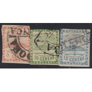 Argentina 4/4B 1861 Confederación Confederation usados