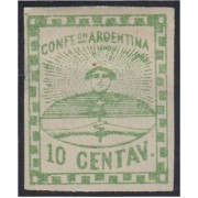Argentina 4A 1861 Confederación Confederation MH