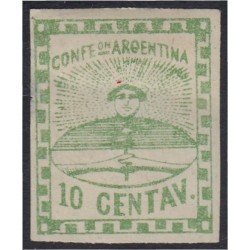 Argentina 4A 1861 Confederación Confederation MH