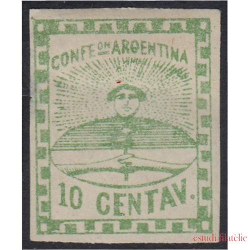 Argentina 4A 1861 Confederación Confederation MH