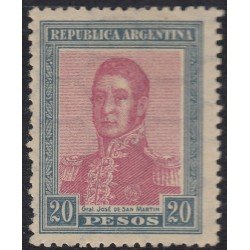 Argentina 227 1917 Gral José de San Martín MH Argentina 227 1917 Gral José de San Martín MH