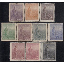 Argentina 167/76 1911 República de Argentina Paisano MH Argentina 167/76 1911 República de Argentina Paisano MH