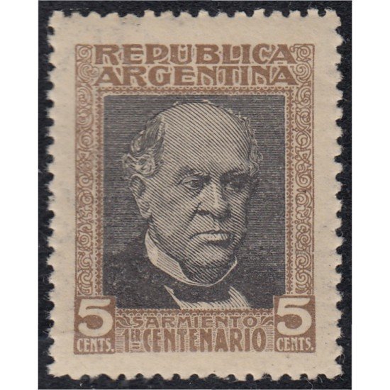 Argentina 164 1911 Presidente Domingo F. Sarmiento MNH
