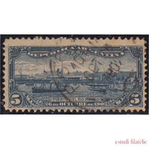 Argentina 131 1902 Inauguración del puerto  fluvial de Rosario usado