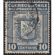 Chile 186 1942/49 200 años de la fundación de la Villa de Talca usado