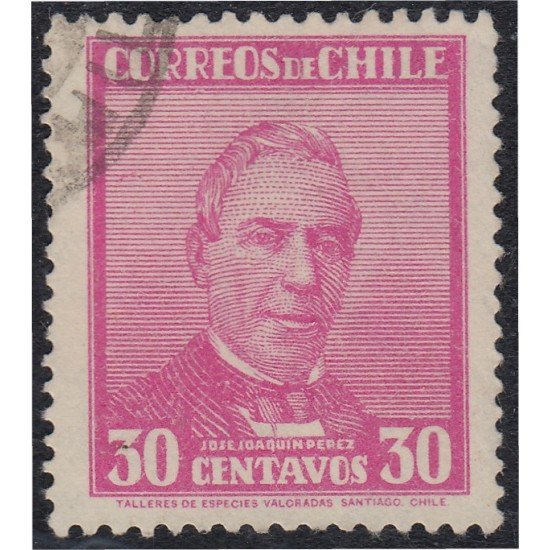 Chile 155 1934 José Joaquín Pérez usado Chile 155 1934 José Joaquín Pérez usado