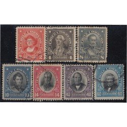 Chile 101/07 1912/15 Personajes históricos usados Chile 101/07 1912/15 Personajes históricos usados