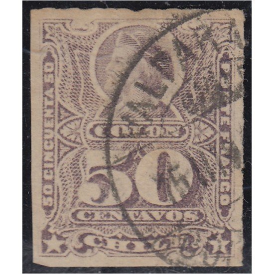 Chile 30a 1878/99 Cristobal Colón usado Chile 30a 1878/99 Cristobal Colón usado