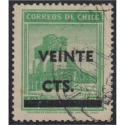 Chile 221 1948 Extracción de Cobre usado Chile 221 1948 Extracción de Cobre usado