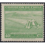 Chile 212 1945 Faro Monumental MNH