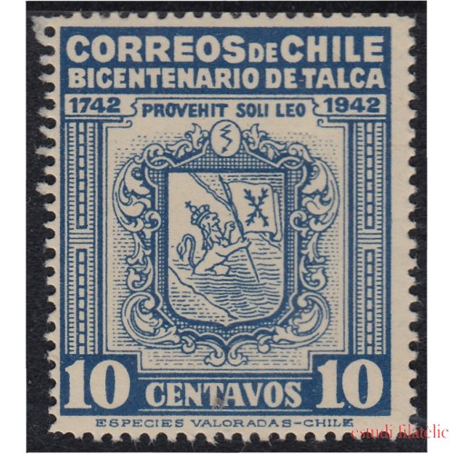 Chile 186 1942/49 200 años de la fundación de la Villa de Talca MNH