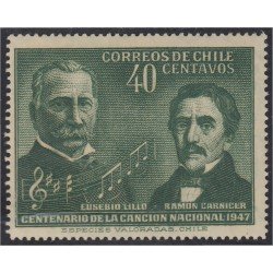 Chile 218 1947 Centenario del Himno Nacional MH Chile 218 1947 Centenario del Himno Nacional MH