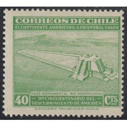 Chile 212 1945 Faro Monumental MH Chile 212 1945 Faro Monumental MH