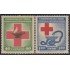 Chile 210/11 1944/45 80º Aniversario de la Cruz Roja MH