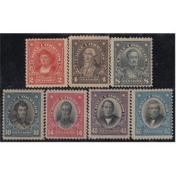 Chile 101/07 1912/15 Personajes históricos MH Chile 101/07 1912/15 Personajes históricos MH