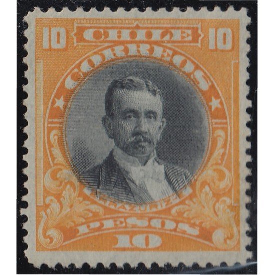 Chile 100 1911 Errazuris Echaurren MH Chile 100 1911 Errazuris Echaurren MH