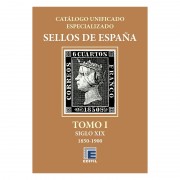 Catálogo España Unificado Espc. Edifil Serie BronceTomo I S XIX 1850-1900