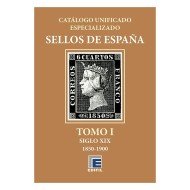 Catálogo España Unificado Espc. Edifil Serie BronceTomo I S XIX 1850-1900