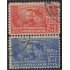 Cuba 255/56 1938 40º Aniversario del desarrollo de la radio Pierre y Marie Curie usados