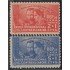 Cuba 255/56 1938 40º Aniversario del desarrollo de la radio Pierre y Marie Curie MNH