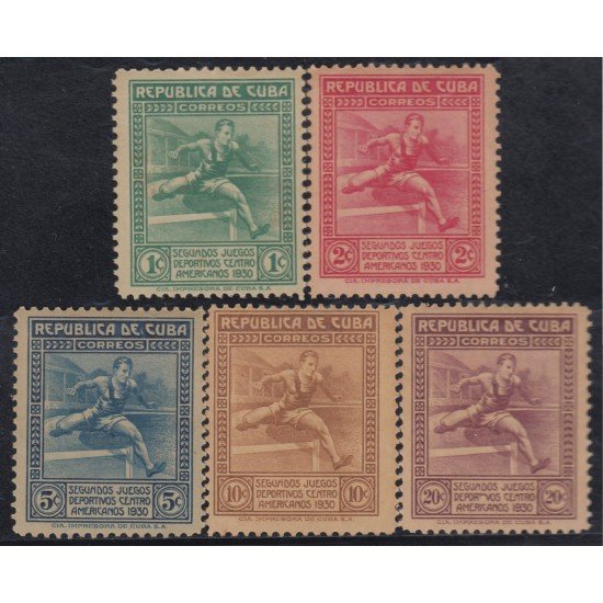 Cuba 207/11 1930 2º Juegos deportivos de América Central MNH Cuba 207/11 1930 2º Juegos deportivos de América Central MNH