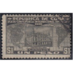 Cuba 200 1928 Centro Gallego usado Cuba 200 1928 Centro Gallego usado