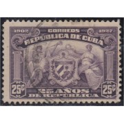 Cuba 190 1927 25º Aniversario de la República  usado