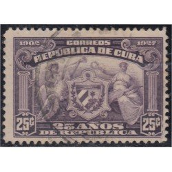Cuba 190 1927 25º Aniversario de la República usado Cuba 190 1927 25º Aniversario de la República usado