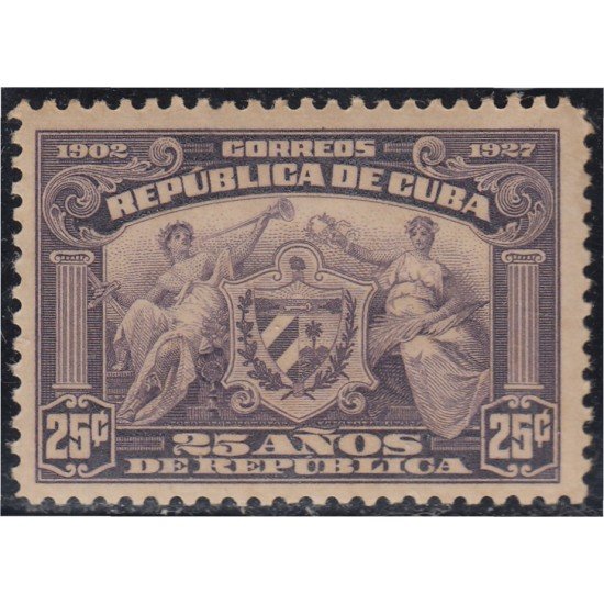 Cuba 190 1927 25º Aniversario de la República MH Cuba 190 1927 25º Aniversario de la República MH