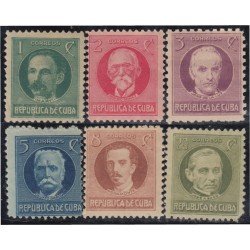 Cuba 184/89 1925/45 Hombres de Estado MNH y MH Cuba 184/89 1925/45 Hombres de Estado MNH y MH