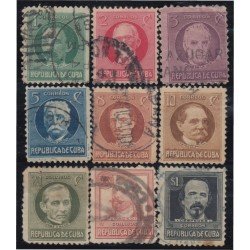 Cuba 175/83 1917 Hombres de Estado usados Cuba 175/83 1917 Hombres de Estado usados