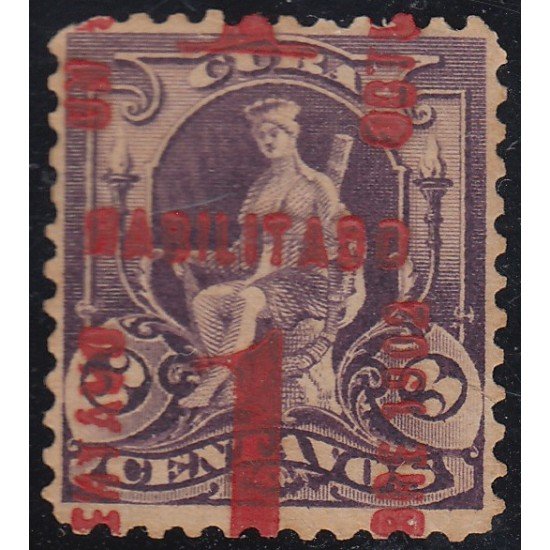 Cuba 147c 1902 Alegoría sin goma