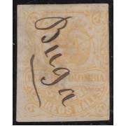 Colombia 51 1870/79 Escudo Shield usado