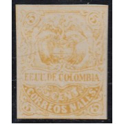 Colombia 51 1870/79 Escudo Shield MH