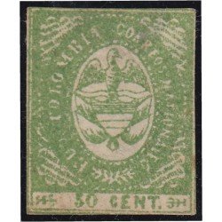 Colombia 32a 1865 Escudo Shield Estados Unidos de Colombia MH Colombia 32a 1865 Escudo Shield Estados Unidos de Colombia MH