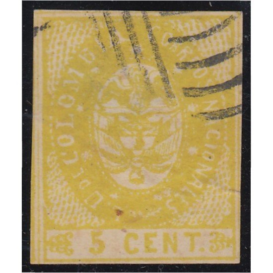 Colombia 29a 1865 Escudo Shield Estados Unidos de Colombia usado Colombia 29a 1865 Escudo Shield Estados Unidos de Colombia usado
