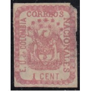 Colombia 28 1865 Escudo Shield Estados Unidos de Colombia usado