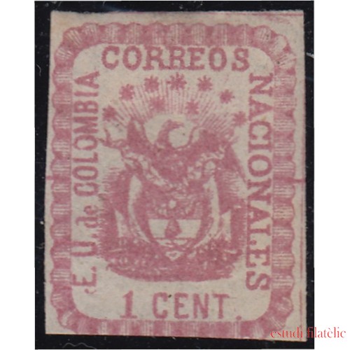 Colombia 28 1865 Escudo Shield Estados Unidos de Colombia MH