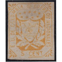 Colombia 23 1864 Escudo Shield Estados Unidos de Colombia MH Colombia 23 1864 Escudo Shield Estados Unidos de Colombia MH