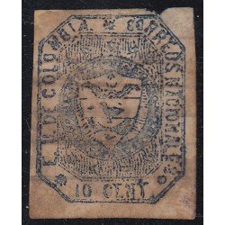 Colombia 15 1862 Escudo Shield Estados Unidos de Colombia usado Colombia 15 1862 Escudo Shield Estados Unidos de Colombia usado