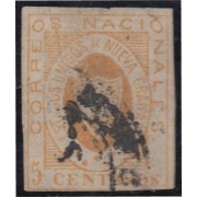 Colombia 11 1861 Escudo Shield Estados Unidos de Nueva Granada  usado 