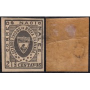 Colombia 10 1861 Escudo Shield Estados Unidos de Nueva Granada MH 