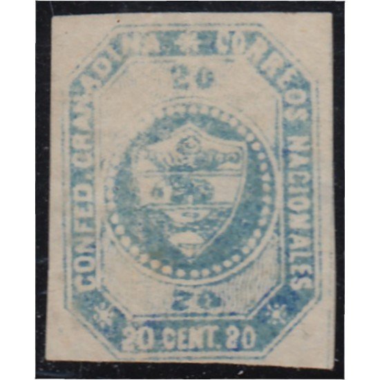 Colombia 9 1860 Escudo Shield MH